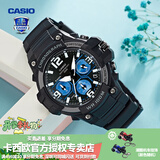 卡西欧（CASIO） 男表女表卡西欧手表男女情侣表学生时尚运动表太阳能双显电子表 MCW-100H-1A2VDF多啦A梦