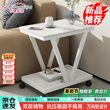 时黛家居茶几简约轻奢家用客厅创意钢化玻璃小户型角几客厅卧室边几