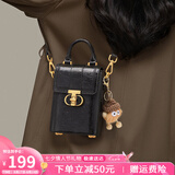 YUYULA牛皮包包女包斜挎手机包时尚迷你单肩包生日七夕情人节礼物送女友