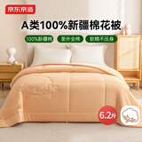 京东京造100%新疆棉花被子四季通用春秋被芯 秋冬被2x2.3m