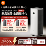 米家小米【发布会同款】空气净化器6 Max除甲醛净化器新房装修开荒神器母婴认证大空间