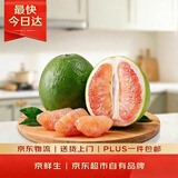 京鲜生 翡翠青柚 红心柚 1粒装 单果1.5斤起 生鲜柚子水果