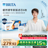 碧然德（BRITA）家用净水壶 滤水壶滤芯 MAXTRA+LE 去水垢专家滤芯 6枚装