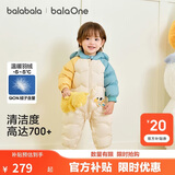 巴拉巴拉童装婴儿连体羽绒服连体衣宝宝衣服2025冬装哈衣爬服萌趣男童女童