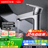 华帝（VATTI）面盆水龙头洗脸盆 浴室卫生间304不锈钢洗手盆龙头单冷 042C-002