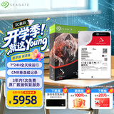 希捷（SEAGATE）NAS硬盘 16TB 256MB 机械硬盘 CMR垂直 静音低耗 数据恢复服务 3.5英寸 希捷酷狼 ST16000VN001