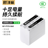 沣标（FB）NP-F970/F750/F550补光灯电池 监视器/无线图传/LED摄影灯专用锂电池 NP-F970（6000mAh）