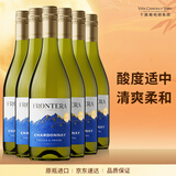 干露红魔鬼缘峰经典霞多丽干白葡萄酒 750ml*6瓶整箱 智利原瓶进口红酒