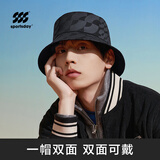 海澜之家（HLA）渔夫帽男士四季户外登山骑行运动新款遮阳休闲双面穿戴时尚太阳帽