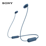 索尼（SONY）WI-C100 无线立体声 颈挂式 蓝牙耳机 IPX4防水防汗 约25小时长久续航 蓝色 618 苹果耳机