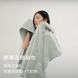 亚朵星球舒厚云绒浴巾毛巾纯棉速干吸水柔软成人男士女士情侣家用洗澡洗脸 【浴巾-80*160cm】薄荷姜茶