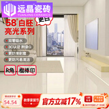 远晶800x800天鹅绒瓷砖58度超白胚客厅地砖卫生间厨房墙砖奶油风广东 58°超白胚-亮光-奶白 800x800