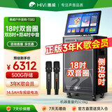 惠威（HiVi）家庭ktv音响套装广场舞音响带显示屏户外音响k歌专用设备便携大功率视频机卡拉OK一体机TS82