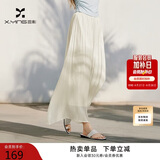 香影薄款雪纺百褶裙裤女2026夏季新款超好看流光纱宽松休闲阔腿裤
