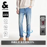 杰克·琼斯（JACK&JONES）男装夏季牛仔裤男弹力901修身裤子百搭男裤休闲男士牛仔裤四季款 牛仔蓝 第一批 31 175 W31/L30