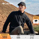 Columbia哥伦比亚户外男子舒适运动保暖柔软抓绒衣休闲外套AE3039 010 黑色 XL(185/104A)