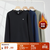 361°卫衣男装秋冬季长袖运动服休闲圆领宽松加绒上衣服652344801D-6