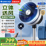 格力（GREE）电风扇一级能效空气循环扇直流变频家用落地扇节能静音摇头换气扇语音遥控电扇 FXDZ-20X60BVg3
