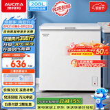 澳柯玛（AUCMA）208升单温冷柜家用减霜冰柜冷藏柜冷冻柜小型冷柜卧式顶开冰箱一级能效 BC/BD-208HNEV 以旧换新