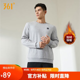 361°卫衣男装秋冬季长袖运动服休闲圆领宽松加绒上衣服652344801D-7