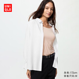优衣库HEATTECH U领T恤/8分袖女装保暖衣478934 485810 478936/11粉红色 M