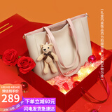 viney牛皮包包女包大容量托特包轻奢斜挎单肩生日礼物高级感送女友老婆