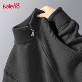 班尼路（Baleno）男士针织衫秋冬季加厚休闲保暖双头拉链毛衣男外套宽松线衣开衫