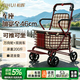 怡辉（YIHUI）老年人推车可推可坐加宽助力行走器代步车两用推车出行神器L004