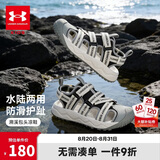 安德玛（Under Armour）儿童凉鞋春夏季男女中大童软底防滑运动户外溯溪干湿两穿包头凉鞋