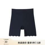 纤莉秀大码女装防走光不卷边安全裤丝滑轻薄无痕裸感打底裤秋新款1730 黑色 3XL