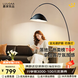 鹿家良品（LUUGAA）护眼钓鱼灯客厅高级感落地灯沙发旁现代极简意式轻奢卧室氛围灯具 【荐】护眼中号|层高<3米-三色调光