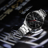 卡西欧（CASIO）手表男休闲商务石英时尚腕表日韩表送男友送老公生日礼物学生送人 黑盘钢带 MTP-1374D-1A