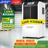 多乐信（DOROSIN）工业除湿机/抽湿机 除湿量120升/天350平米大功率商用防潮别墅车间仓库 直排水DR-1502L