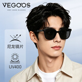 威古氏（VEGOOS）墨镜男女高清尼龙偏光防紫外线UV400大框开车驾驶太阳镜