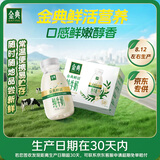 伊利金典3.8g乳蛋白鲜活纯牛奶250ml*8 30天常温短保 礼盒装