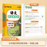 【2026秋新】华夏万卷新语文同步一年级上册笔顺笔画同步练字帖人教版一年级小学生钢笔铅笔字帖楷书描红本偏旁部首拼音控笔训练字帖 开学季
