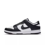 耐克（NIKE）DUNK LOW (GS)黑白熊猫夏季新款舒适百搭低帮休闲鞋 CW1590-100 黑色 36码