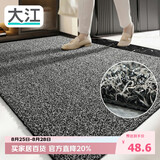 大江入户门地垫脚垫户外门口地毯硬丝进门垫57x87cm