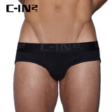 C-IN2 男士内裤经典精梳棉低腰透气三角裤cin2内裤男4013 001黑色- 1条 S 适合2尺1-2尺3腰围（28-30码）