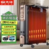 先锋石墨烯取暖器电暖器电暖气片家用电热油汀13片全屋升温智能恒温低噪节能烘衣加湿DYT-Z2