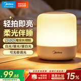 美的（Midea）多功能拍拍灯触控LED床头灯氛围夜灯起夜喂奶节日送礼品 9000毫安