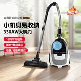 飞利浦（PHILIPS）卧式吸尘器XB2023无尘袋家用小型轻便强劲吸力大功率宠物家庭适用 【小巧轻便款】XB2023