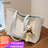 viney牛皮包包女包大容量托特包轻奢斜挎单肩生日礼物高级感送女友老婆