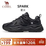 骆驼（CAMEL）【星火】男鞋新款复古运动鞋网面透气厚底增高休闲百搭老爹鞋子