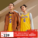 耐克（NIKE）NBA官方洛杉矶湖人勒布朗詹姆斯SW球迷版男子速干球衣篮球服 湖人队/詹姆斯 S