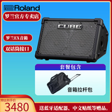 罗兰（Roland）音箱CUBE STREET EX吉他弹唱户外直播内录便携路演舞台演出音响 EX音箱+便携拉杆包
