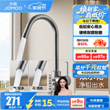九牧（JOMOO）厨房水龙头 洗菜盆水龙头洗碗盆水槽冷热水龙头 防溅隔铅健康用水 A款-33080【爆款双水花-枪灰】