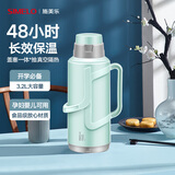SIMELO保温壶家用大容量开水瓶玻璃内胆热水壶学生宿舍暖壶3.2L