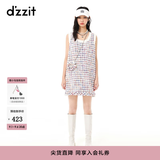 DZZIT【爆款补单】花包小香裙地素夏季粗花呢小香风吊带背心连衣裙 花色（批次2） XS