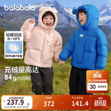 巴拉巴拉balaOne儿童羽绒服男童女童冬连帽外套保暖2025三防209425107205